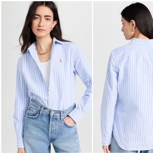 Polo Ralph Lauren Cotton Stripped Long Sleve Polo NWT (Size 4)